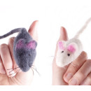 Fingerpuppen kleine Mäuse 5.2 weiße Maus