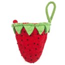 Felted Pouch Strawberry