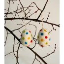 Felted Hanger Eggs w. Dots