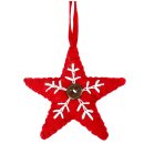 Felted Hanger Red Star