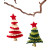 Weihnachtsanhänger Tannenbaum mit Glöckchen 6.3