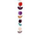 Lokta-Papier Dekokette Tulpen 3.2 lila bunt