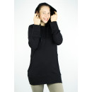Damen-Hoodie long Kapuzen-Sweatshirt 1.4 dunkelblau XL