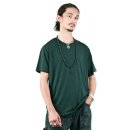 Tencel T-Shirt Unisex Tino 1.4-1.5 schwarz-waldgrün L