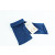 French Terry Bio-Baumwollstulpen 6.4 Pulswärmer blau