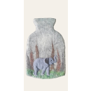 Wärmflaschenbezug klein, Elefant 0,8 L  5.2