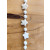 Deko-Filzkette Girlande weiße Sterne  6.4