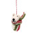 Felted Ornament Bear with Scarf, Set of 2