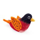 Keychain black/red bird